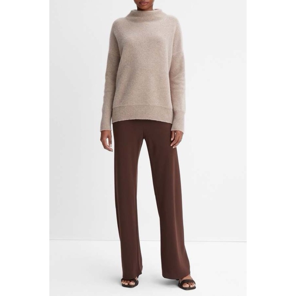 Vince Women's Boiled Cashmere Funnel Neck‎ Pullover Size XS $448 Quiet Luxury